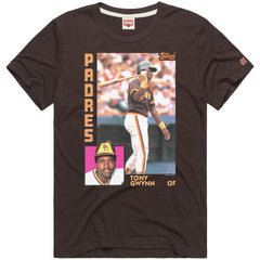 Tony Gwynn San Diego Padres Homage 1984 Topps Baseball Card Player T-Shirt - MLB T-shirts