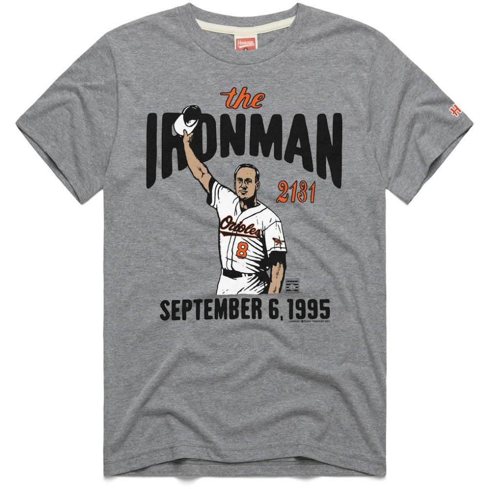 Cal Ripken Jr. Baltimore Orioles Homage Graphic Player T-Shirt - MLB T-shirts