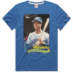 Ken Griffey Jr. Seattle Mariners Homage 1989 Topps Baseball Card Player T-Shirt - MLB T-shirts