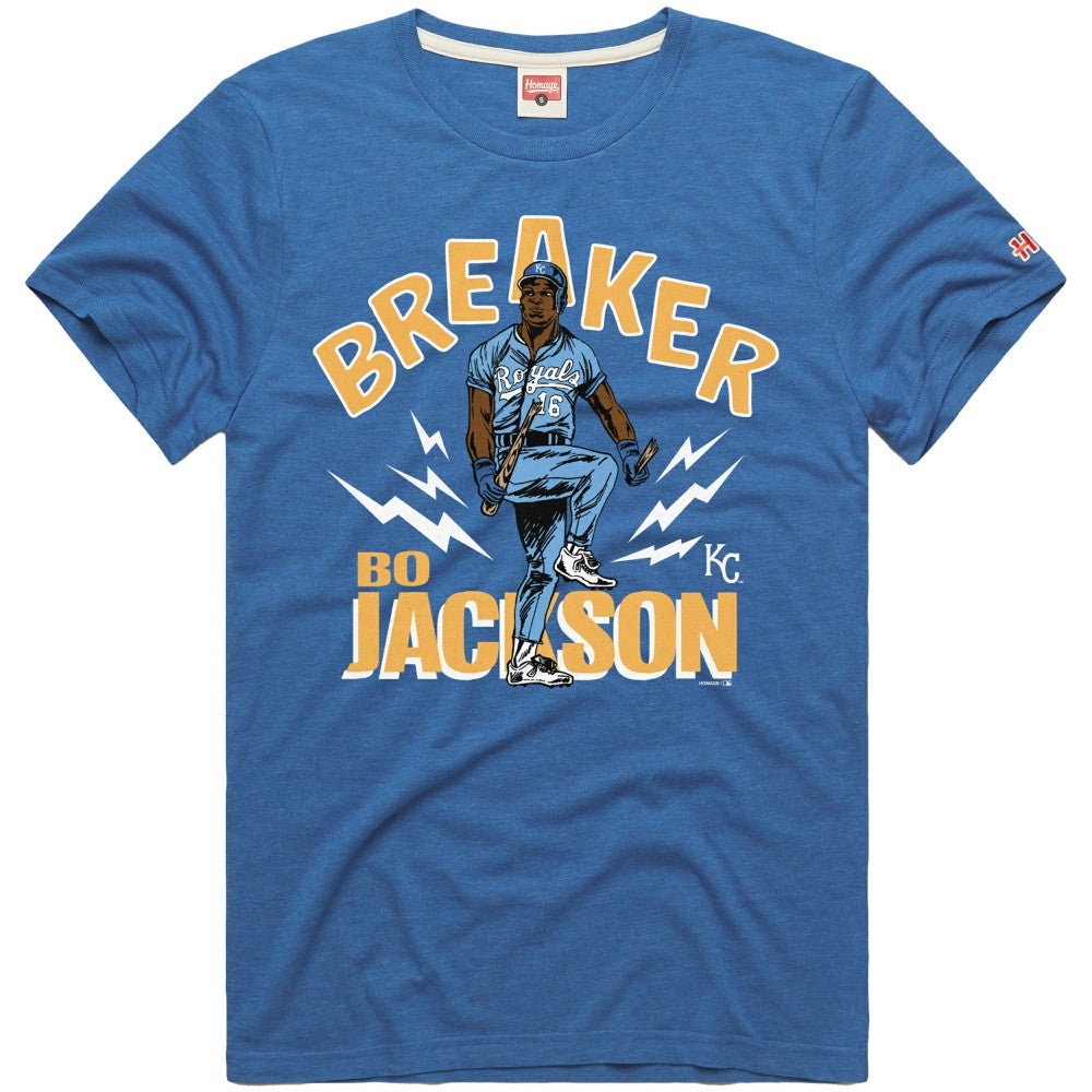 Bo Jackson Kansas City Royals Homage Graphic Player T-Shirt - MLB T-shirts