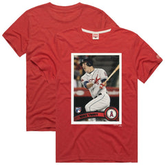 Mike Trout Los Angeles Angels Homage 2011 Topps Baseball Card Player T-Shirt - MLB T-shirts