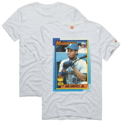Ken Griffey Jr. Seattle Mariners Homage 1990 Topps Baseball Card Player T-Shirt - MLB T-shirts