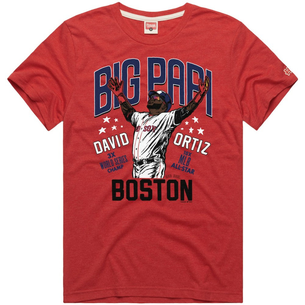 David Ortiz Boston Red Sox Homage Graphic Player T-Shirt - MLB T-shirts