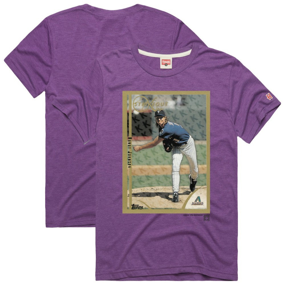Randy Johnson Arizona Diamondbacks Homage 1999 Topps Baseball Card Player T-Shirt - MLB T-shirts