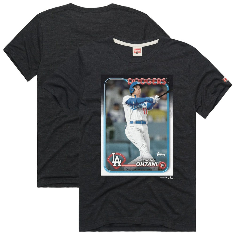 Shohei Ohtani Los Angeles Dodgers Homage 2024 Topps Baseball Card Player T-Shirt - MLB T-shirts