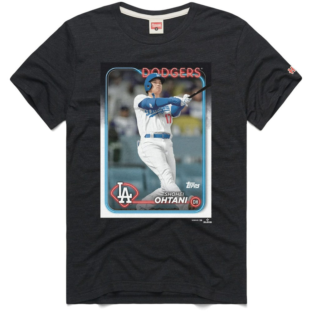 Shohei Ohtani Los Angeles Dodgers Homage 2024 Topps Baseball Card Player T-Shirt - MLB T-shirts