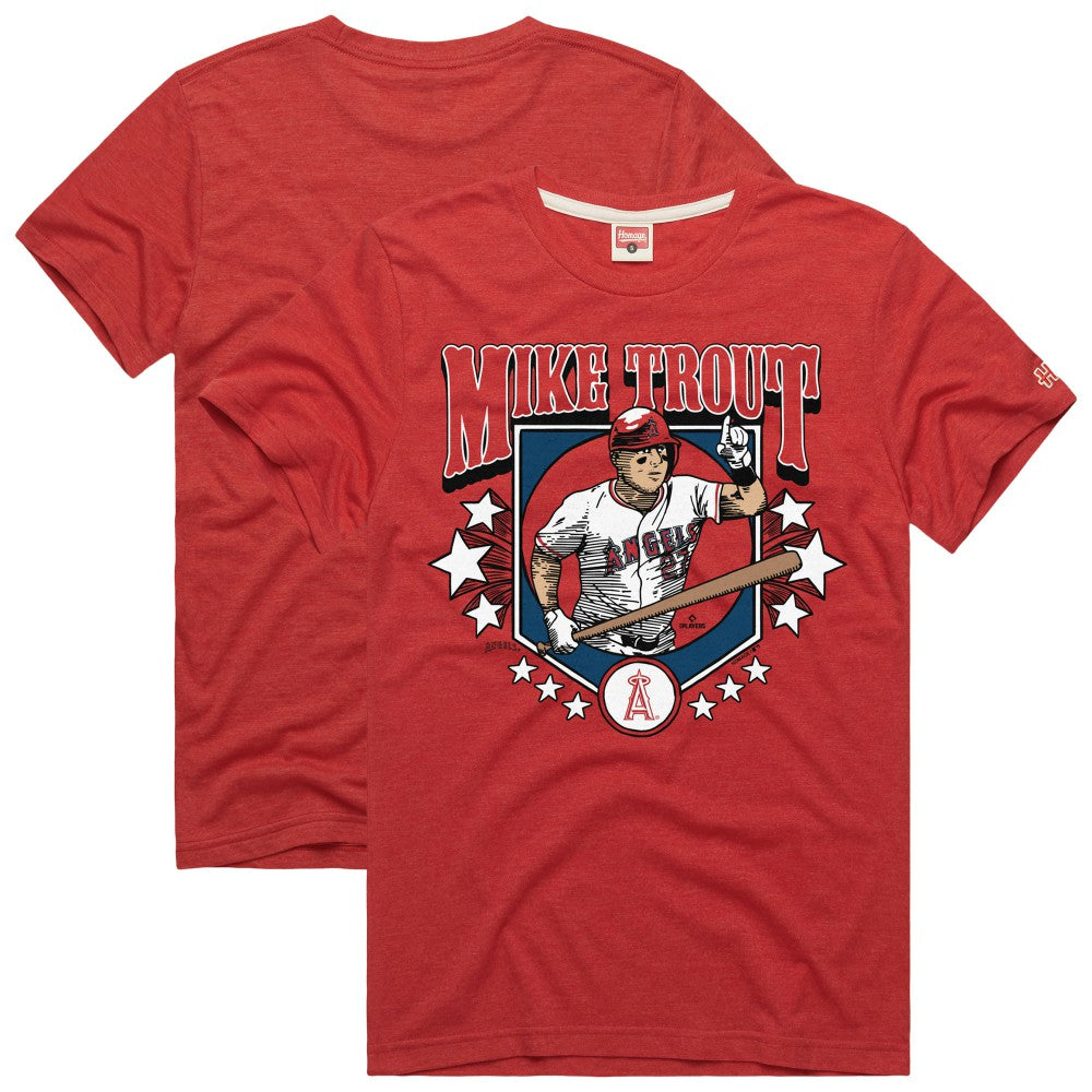 Mike Trout Los Angeles Angels Homage Graphic Player T-Shirt - MLB T-shirts