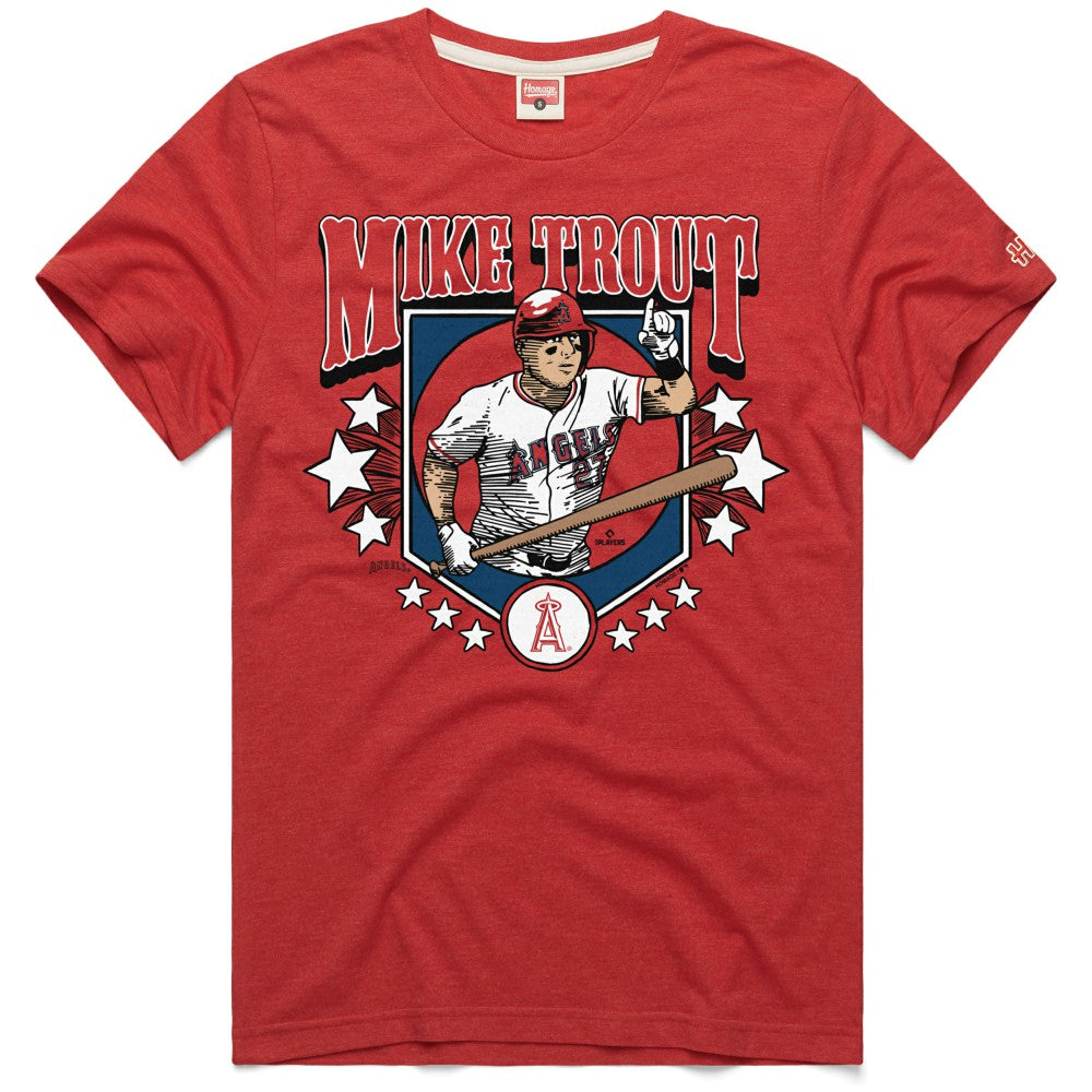 Mike Trout Los Angeles Angels Homage Graphic Player T-Shirt - MLB T-shirts