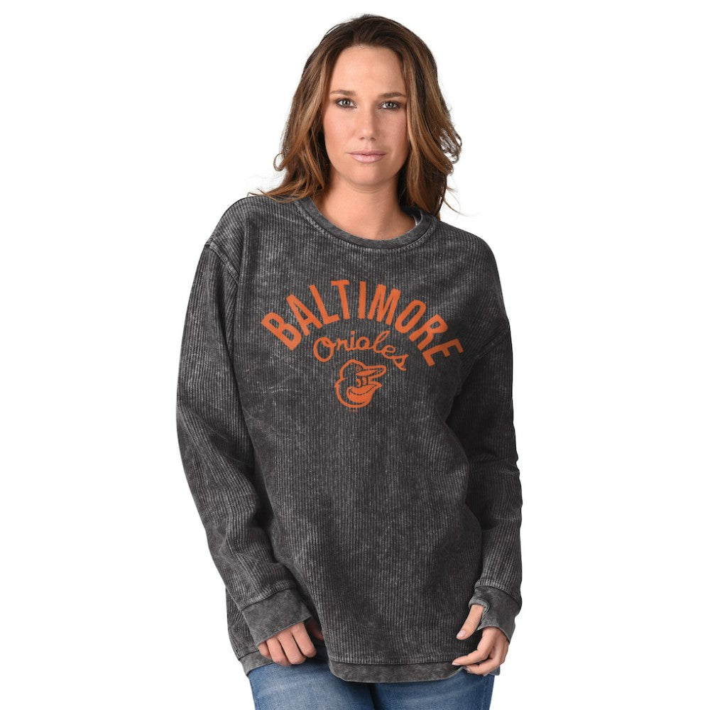 Baltimore Orioles G-III 4Her by Carl Banks Women's Comfy Cord Pullover Sweatshirt - MLB Pullover