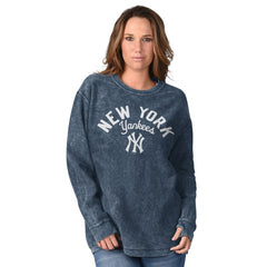 New York Yankees G-III 4Her by Carl Banks Women's Comfy Cord Pullover Sweatshirt - MLB Pullover