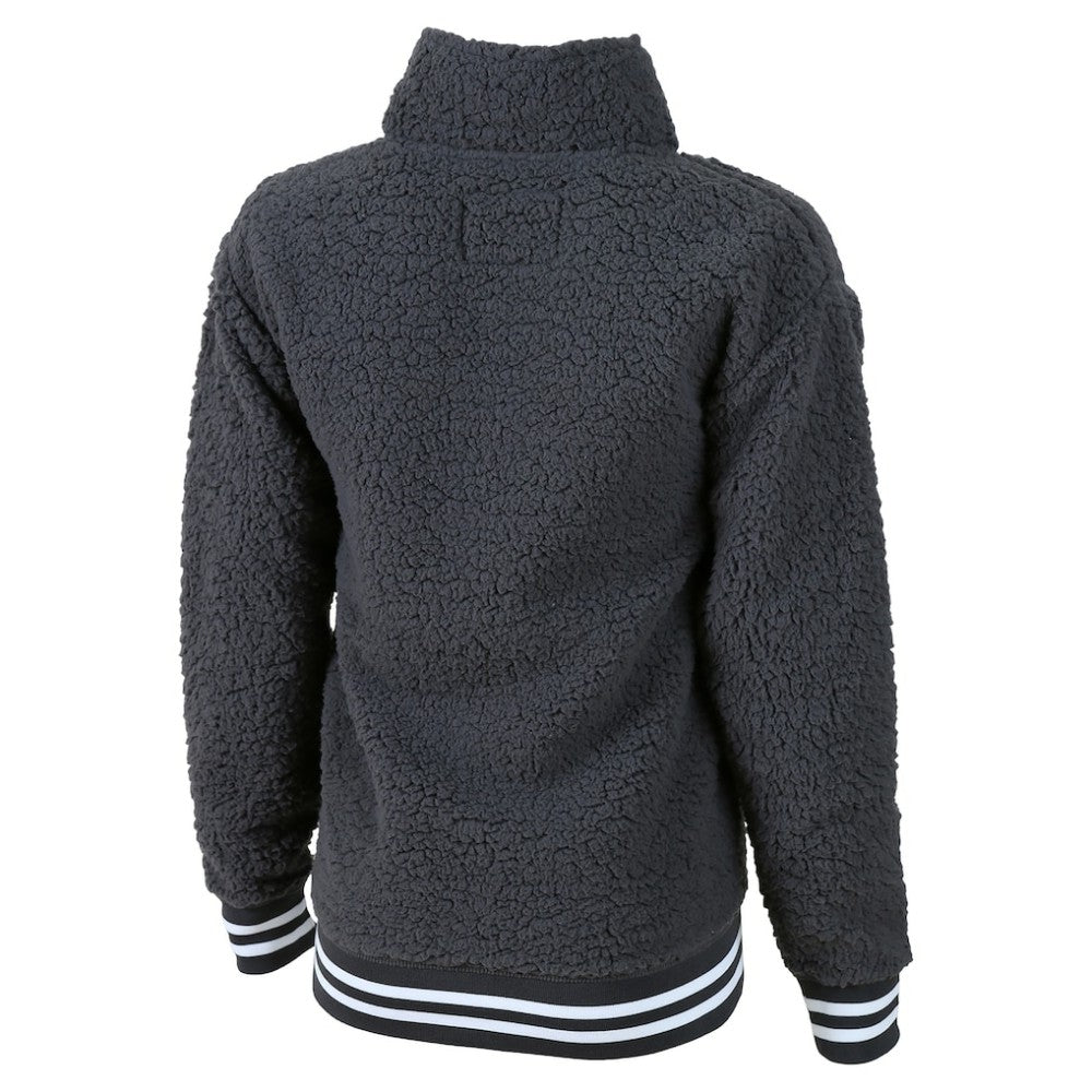 Los Angeles Dodgers G-III 4Her by Carl Banks Women's Play Action Sherpa Fleece Quarter-Zip Jacket - MLB Jackets