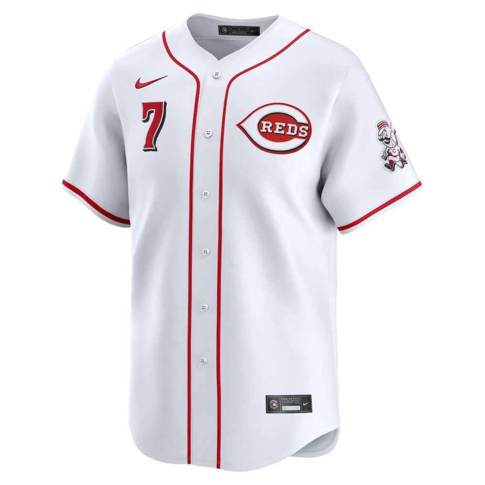 Spencer Steer Cincinnati Reds Nike Home Limited Player Jersey - MLB Jerseys