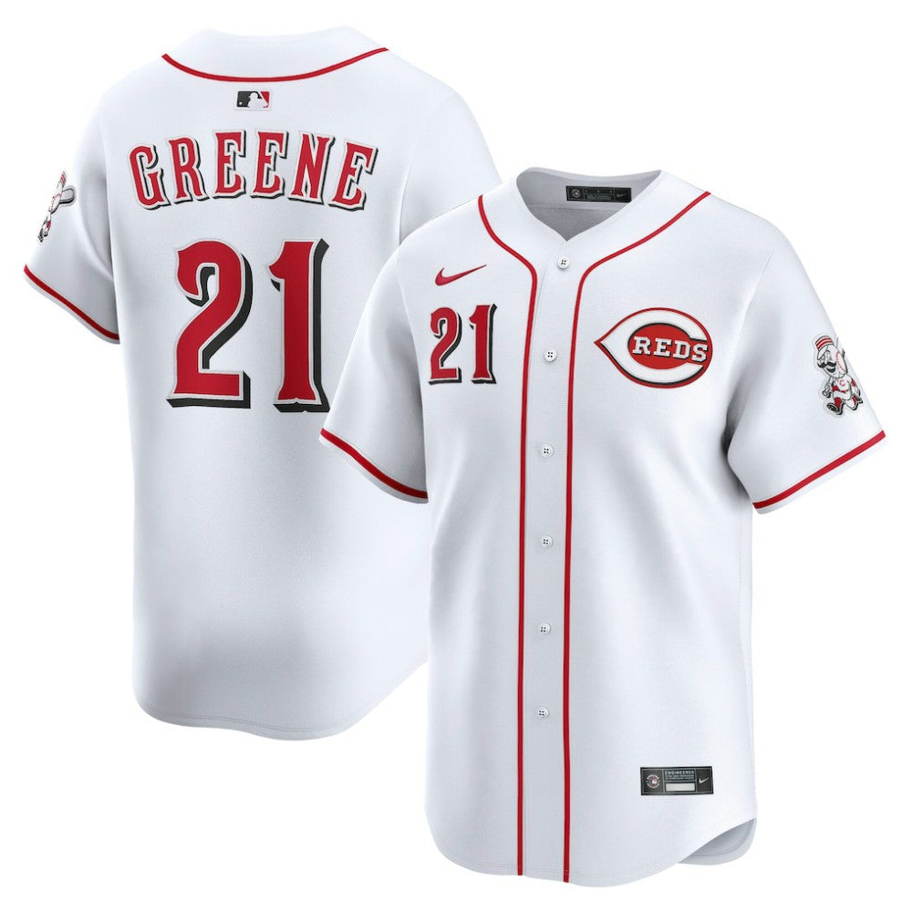 Hunter Greene Cincinnati Reds Nike Home Limited Player Jersey - MLB Jerseys