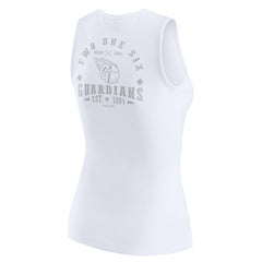Cleveland Guardians WEAR by Erin Andrews Women's Rib-Knit Henley Tank Top - MLB Tanks