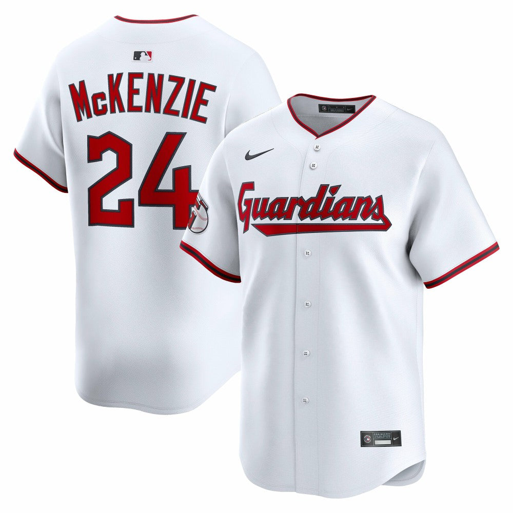 Triston McKenzie Cleveland Guardians Nike Home Limited Player Jersey - MLB Jerseys