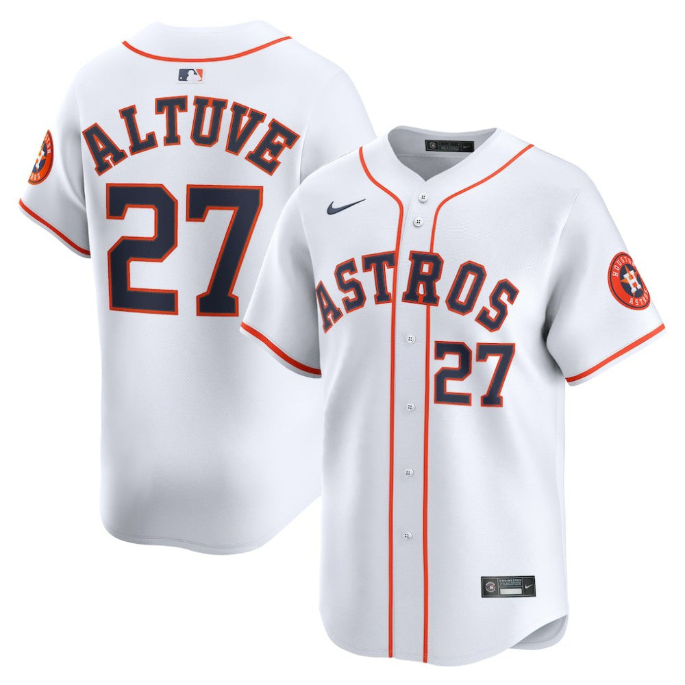 Jose Altuve Houston Astros Nike Home Limited Player Jersey - MLB Jerseys