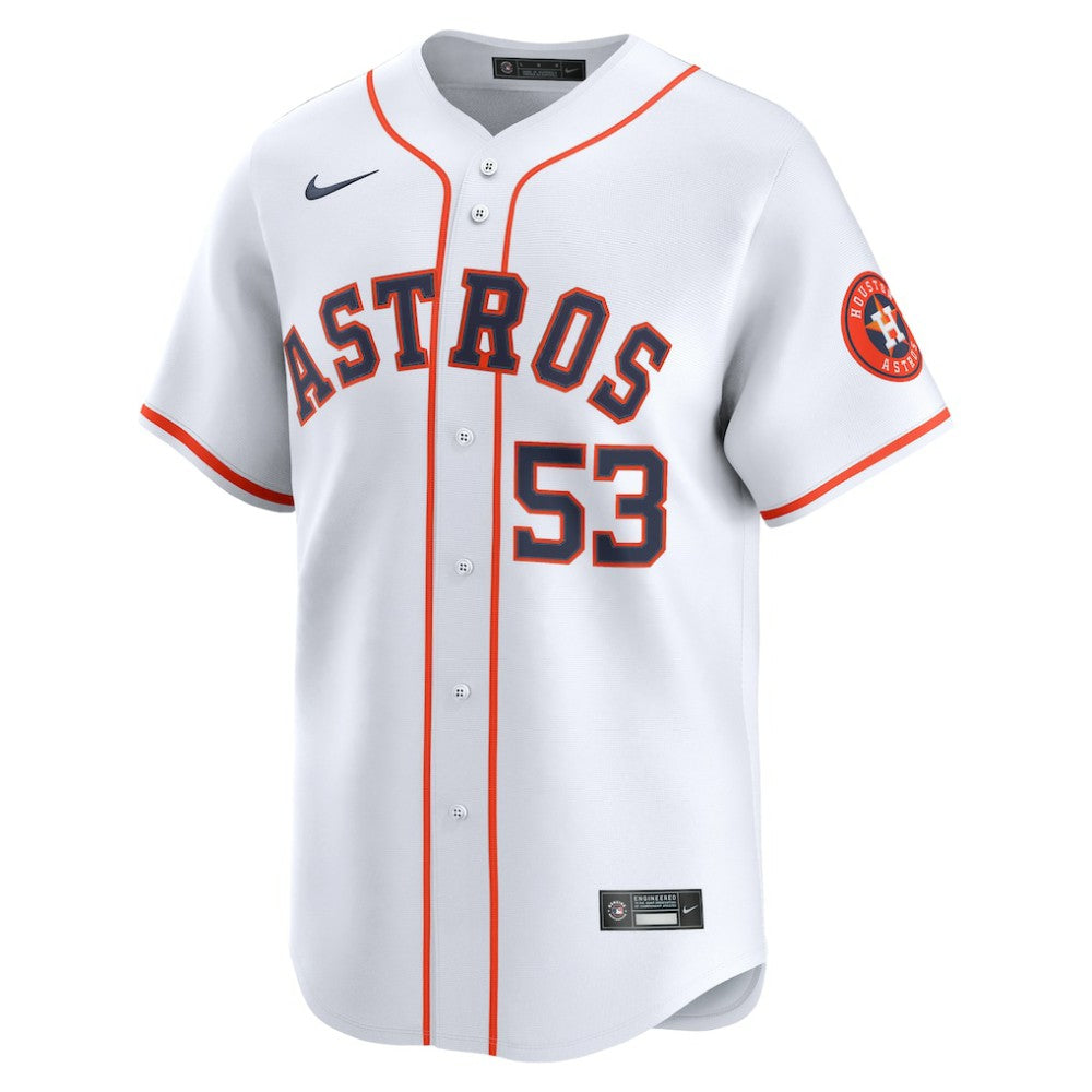 Cristian Javier Houston Astros Nike Home Limited Player Jersey - MLB Jerseys