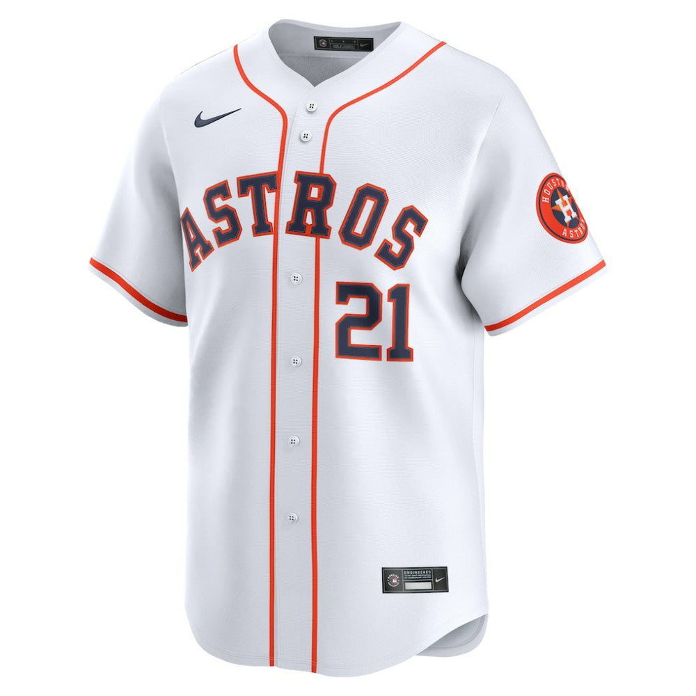 Yainer Diaz Houston Astros Nike Home Limited Player Jersey - MLB Jerseys