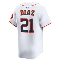Yainer Diaz Houston Astros Nike Home Limited Player Jersey - MLB Jerseys
