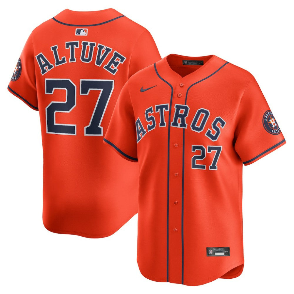 Jose Altuve Houston Astros Nike Alternate Limited Player Jersey - MLB Jerseys