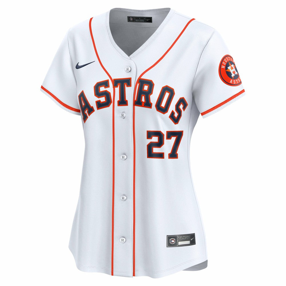 Jose Altuve Houston Astros Nike Women's Home Limited Player Jersey - MLB Jerseys