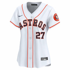 Jose Altuve Houston Astros Nike Women's Home Limited Player Jersey - MLB Jerseys