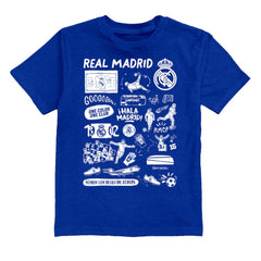 Real Madrid Vive La Fete Youth Impressions Artwork T-Shirt