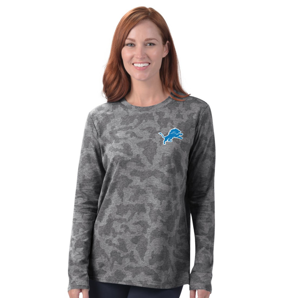 Detroit Lions MSX by Michael Strahan Women's Camo Performance Long Sleeve T-Shirt | NFL US