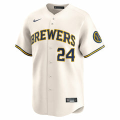 William Contreras Milwaukee Brewers Nike Home Limited Player Jersey - MLB Jerseys