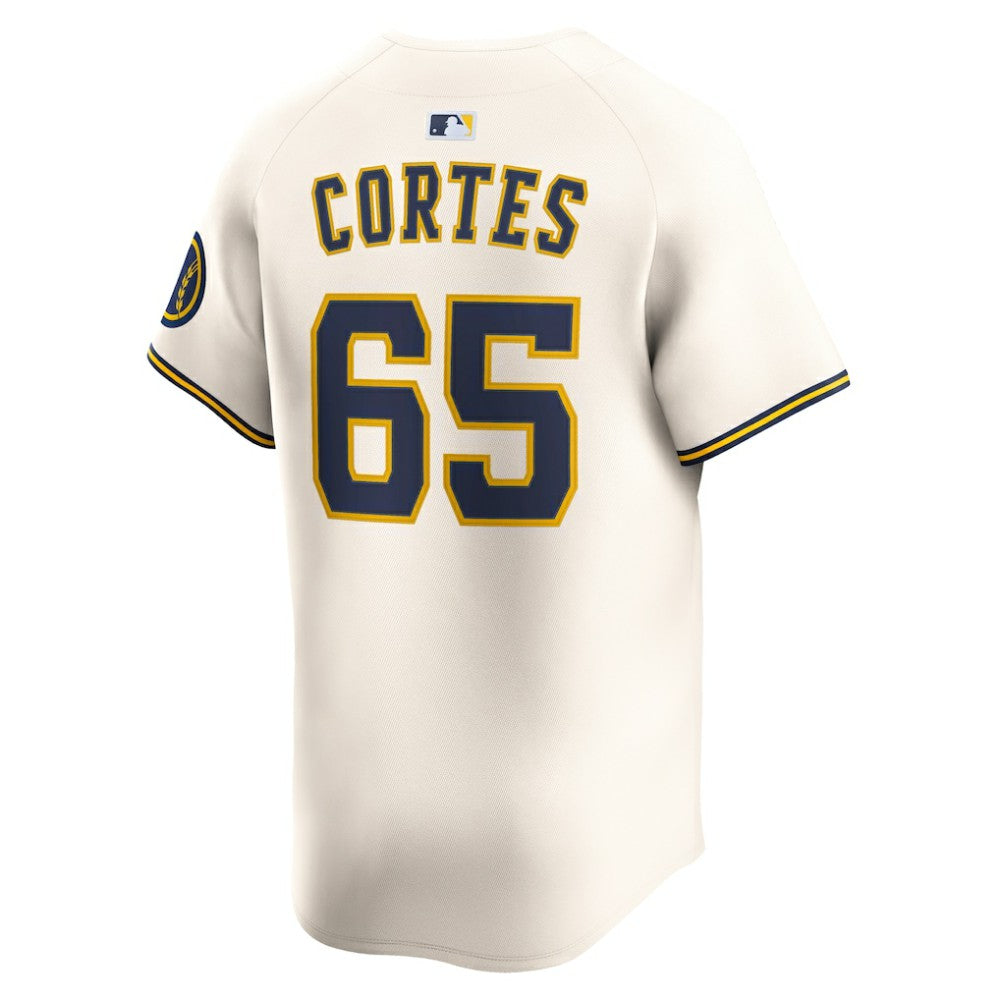 Nestor Cortes Milwaukee Brewers Nike Home Limited Player Jersey - MLB Jerseys