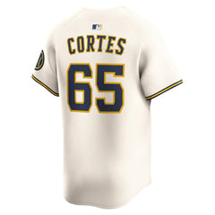 Nestor Cortes Milwaukee Brewers Nike Home Limited Player Jersey - MLB Jerseys
