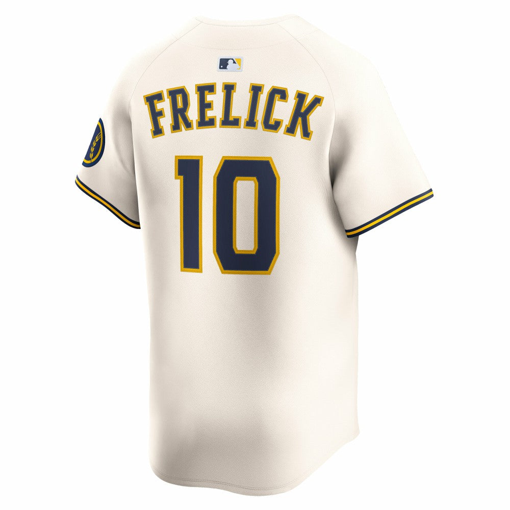 Sal Frelick Milwaukee Brewers Nike Home Limited Player Jersey - MLB Jerseys