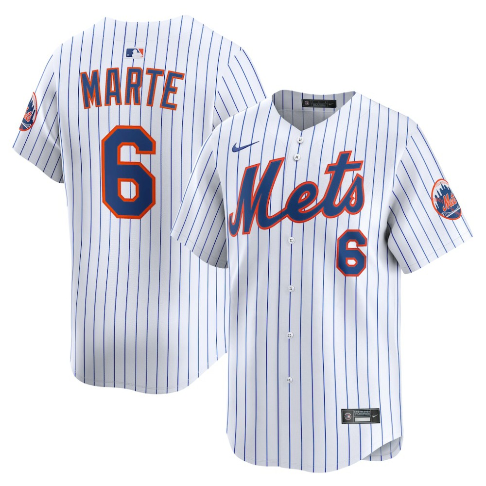 Starling Marte New York Mets Nike Home Limited Player Jersey - MLB Jerseys