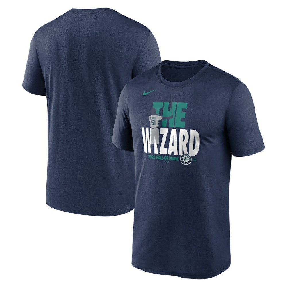 Ichiro Suzuki Seattle Mariners Nike 2025 National Baseball Hall of Fame Legend T-Shirt - MLB T-shirts