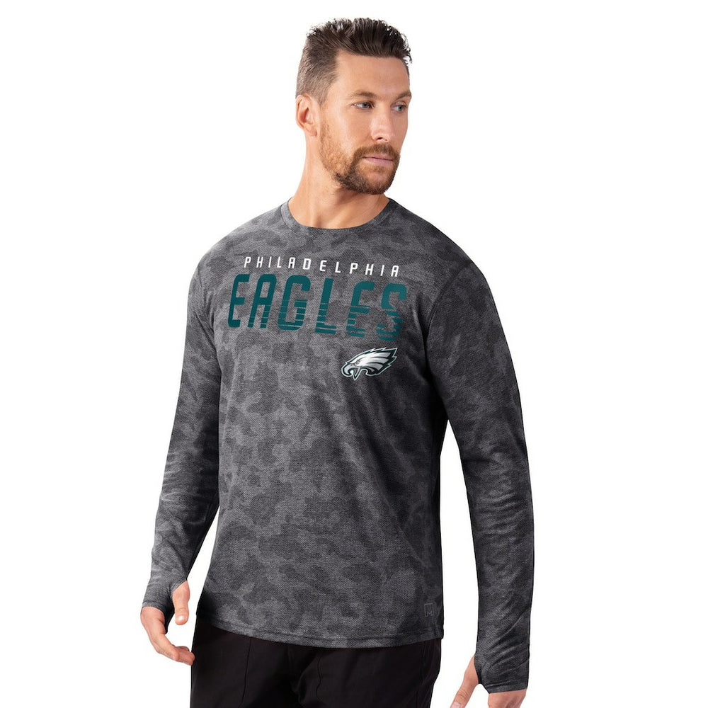 Philadelphia Eagles MSX by Michael Strahan Performance Camo Long Sleeve T-Shirt | NFL Online
