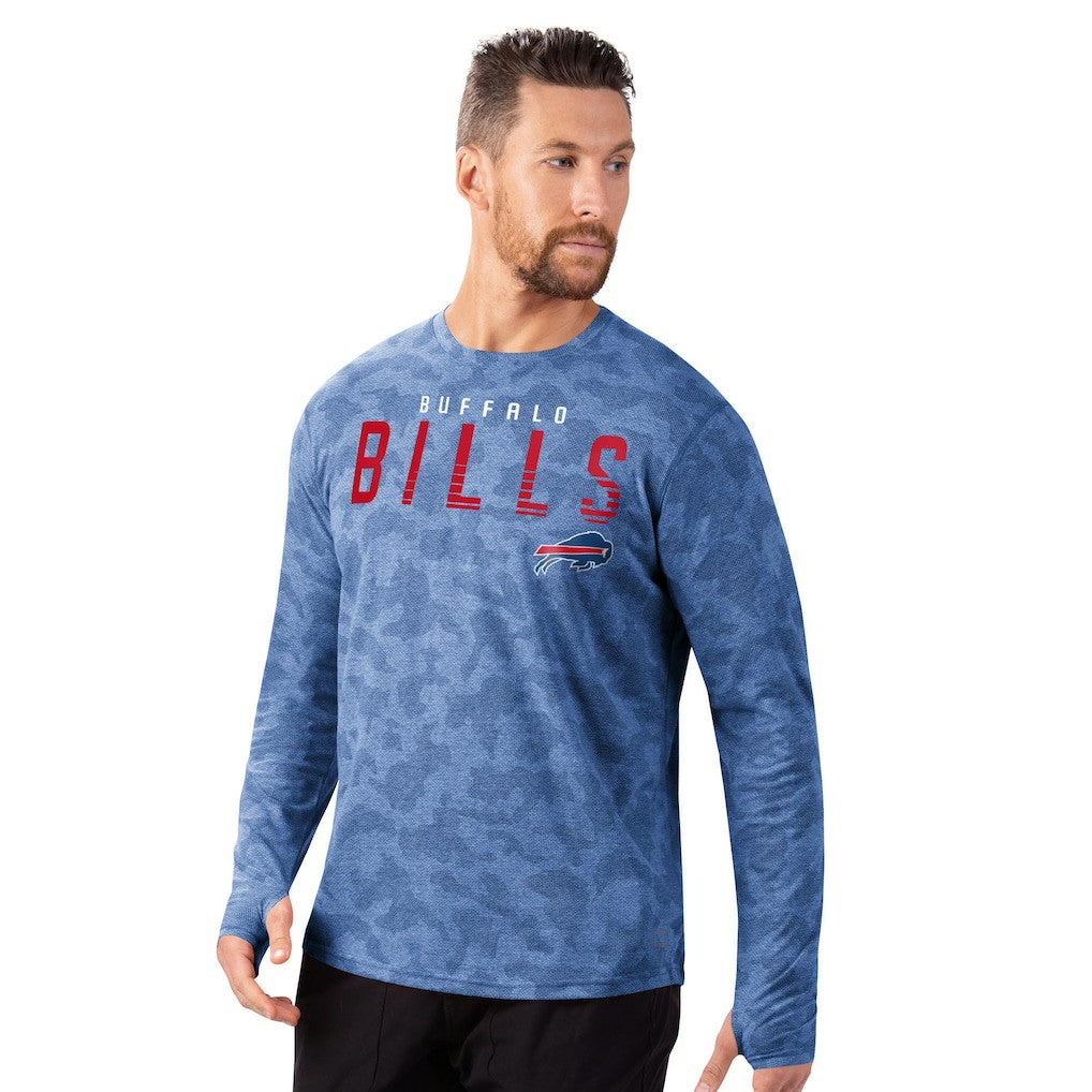 Buffalo Bills MSX by Michael Strahan Performance Camo Long Sleeve T-Shirt | NFL Discount