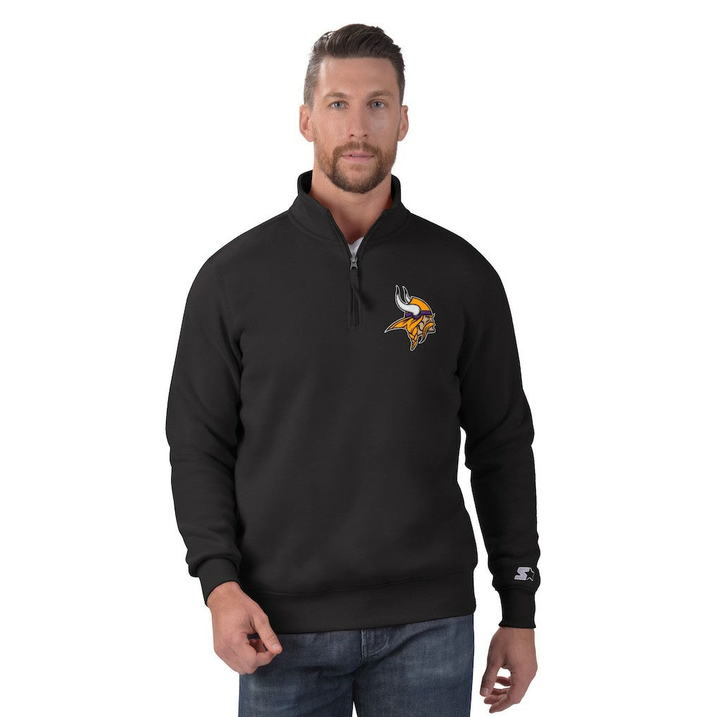 Minnesota Vikings Starter Classic Half-Zip Pullover Sweatshirt | NFL On sale
