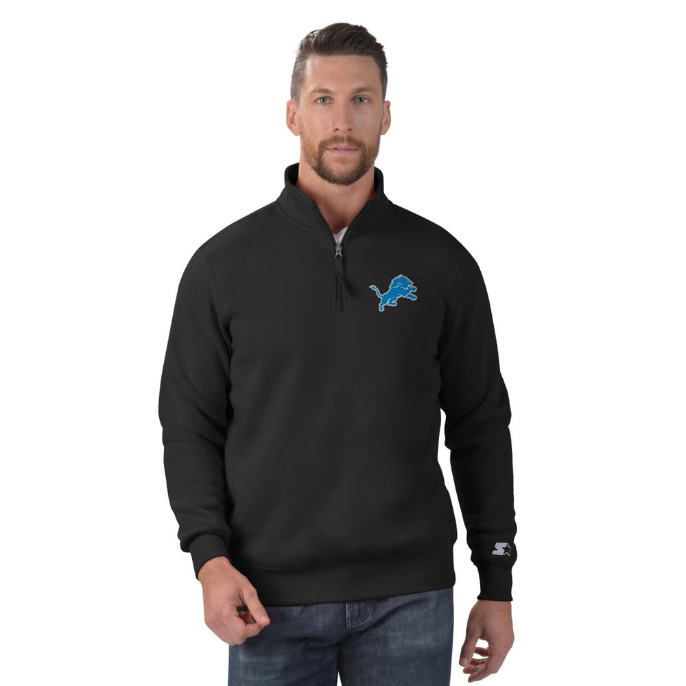 Detroit Lions Starter Classic Quarter-Zip Pullover Sweatshirt | NFL Online