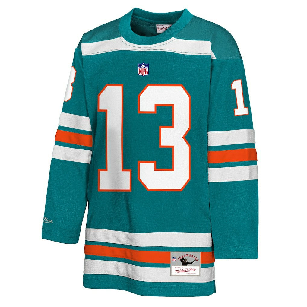 Miami Dolphins Dan Marino  Youth Hockey Fashion Jersey | NFL Near me