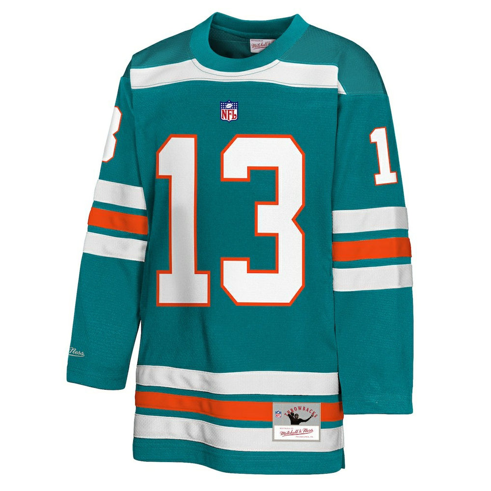 Miami Dolphins Dan Marino  Youth Hockey Fashion Jersey | NFL Near me