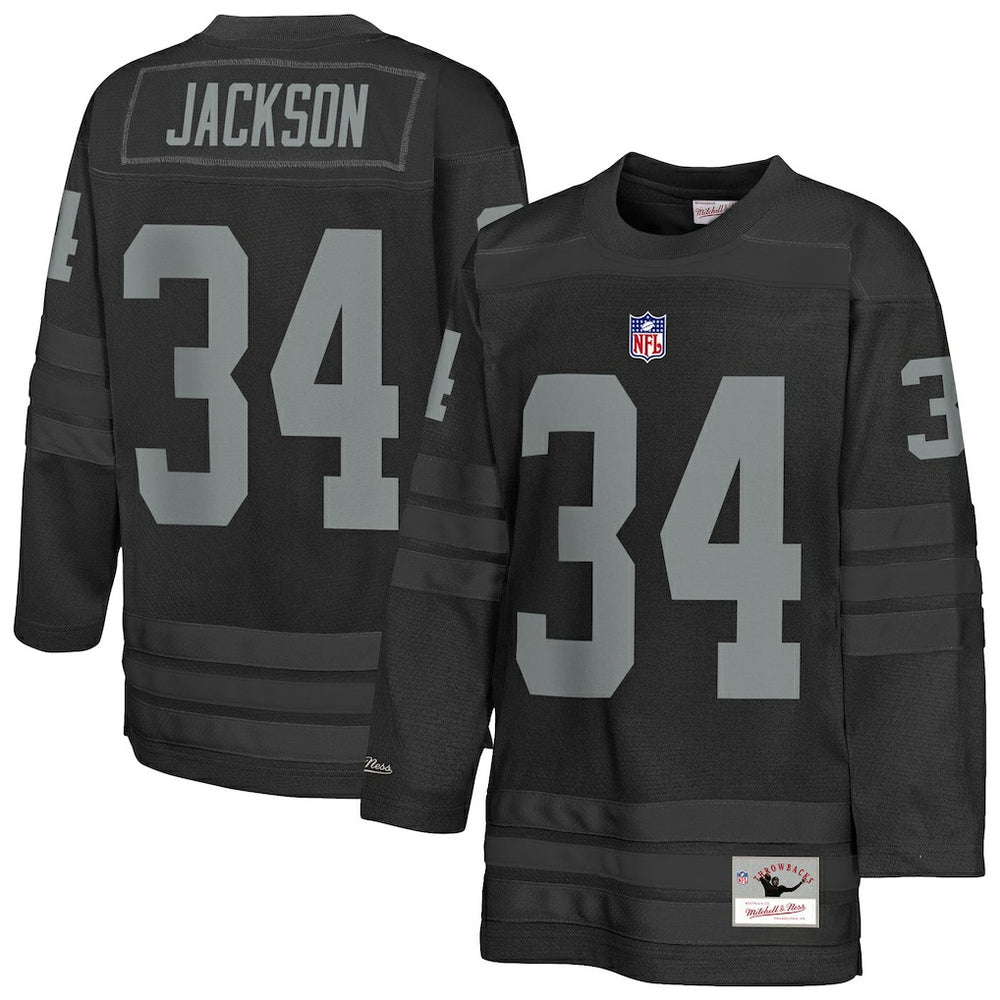 Las Vegas Raiders Bo Jackson  Youth Hockey Fashion Jersey | NFL Outlet
