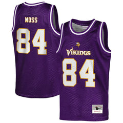 Minnesota Vikings Randy Moss  Youth Retired Player NFL Basketball Fashion Jersey | NFL Sale