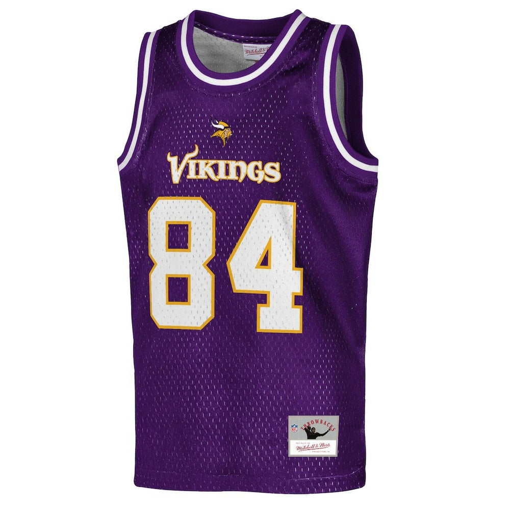 Minnesota Vikings Randy Moss  Youth Retired Player NFL Basketball Fashion Jersey | NFL Sale