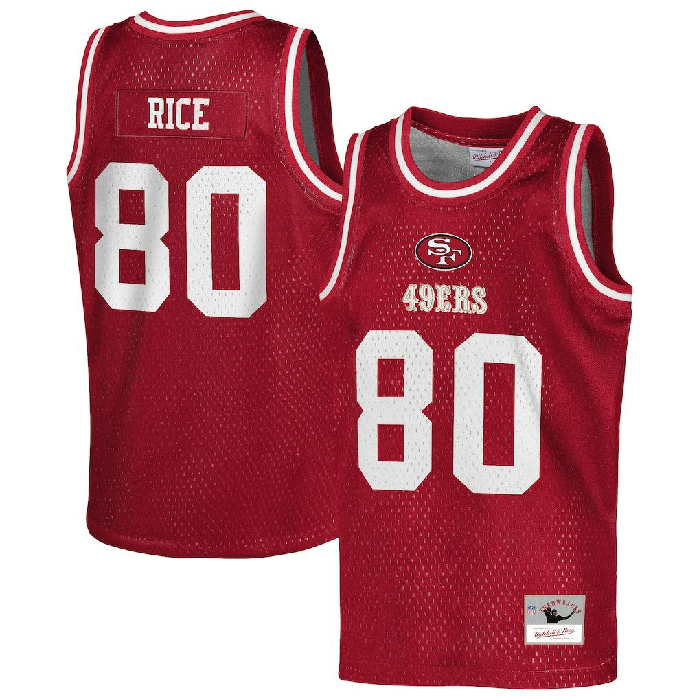 San Francisco 49ers Jerry Rice  Youth Retired Player NFL Basketball Fashion Jersey | NFL US