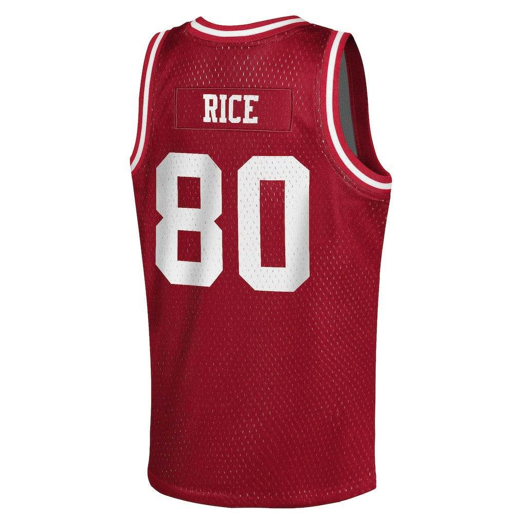 San Francisco 49ers Jerry Rice  Youth Retired Player NFL Basketball Fashion Jersey | NFL US