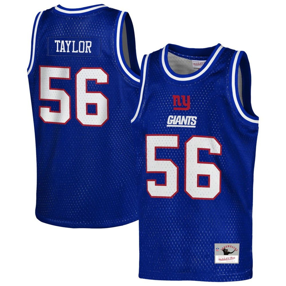 New York Giants Lawrence Taylor  Youth Retired Player NFL Basketball Fashion Jersey | NFL Outlet