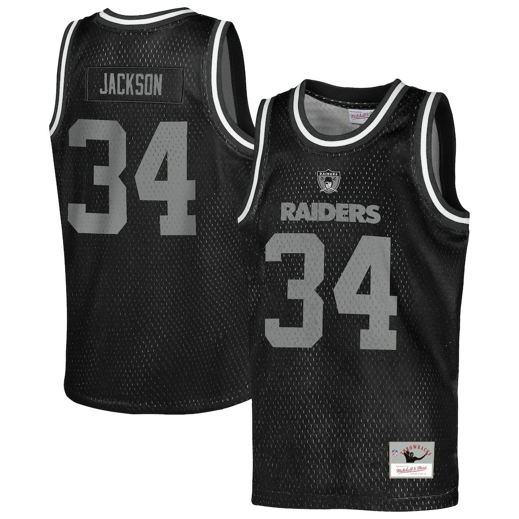 Las Vegas Raiders Bo Jackson  Youth Retired Player NFL Basketball Fashion Jersey | NFL US