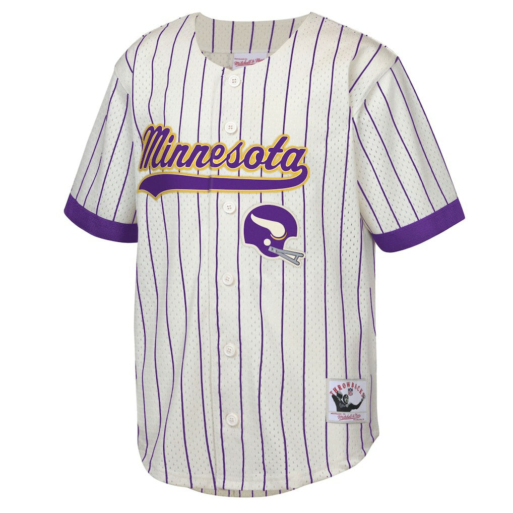 Minnesota Vikings Randy Moss  Youth Retired Player Name & Number Baseball Jersey | NFL Discount