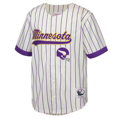 Minnesota Vikings Randy Moss  Youth Retired Player Name & Number Baseball Jersey | NFL Discount