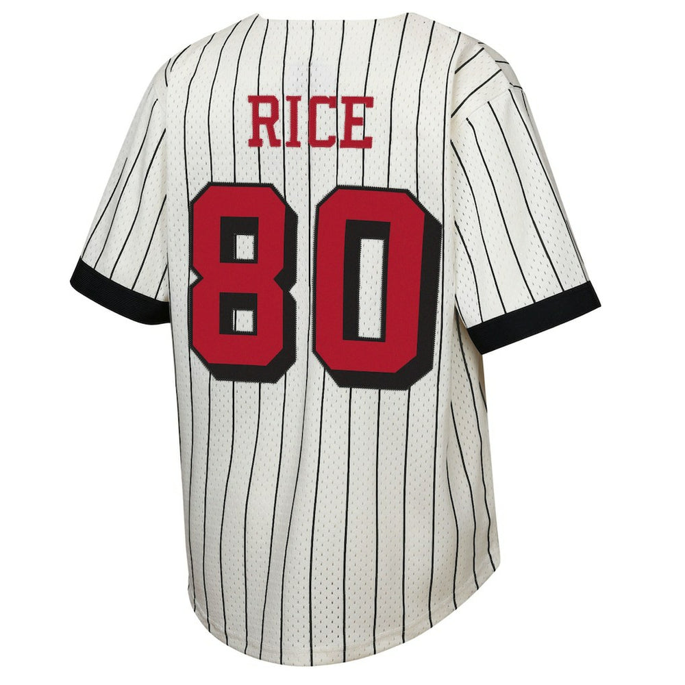 San Francisco 49ers Jerry Rice  Youth Retired Player Name & Number Baseball Jersey | NFL US